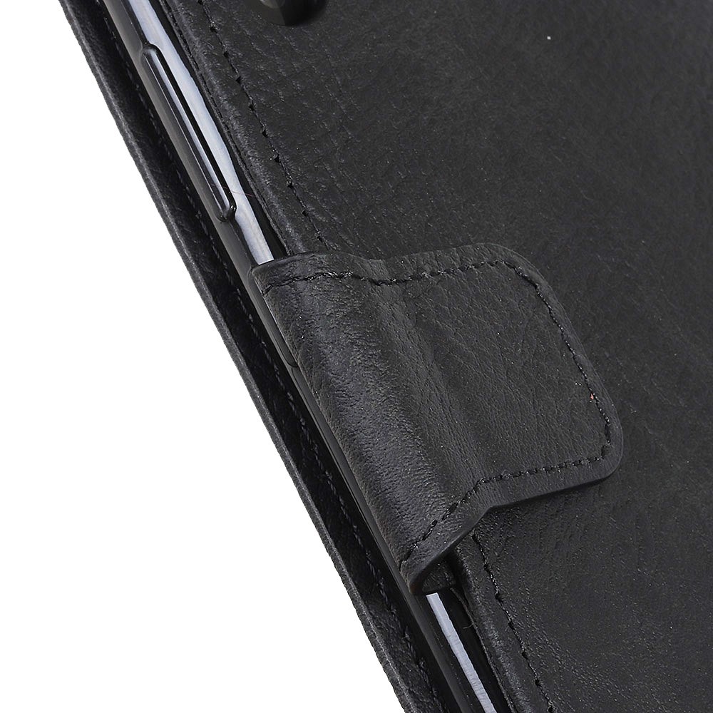  Xiaomi Redmi 9A - Litchi Fodral - Svart