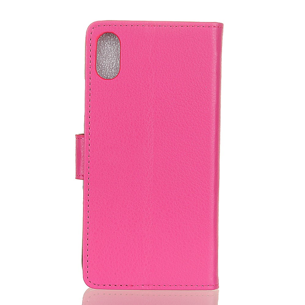  Xiaomi Redmi 9A - Litchi Fodral - Rosa