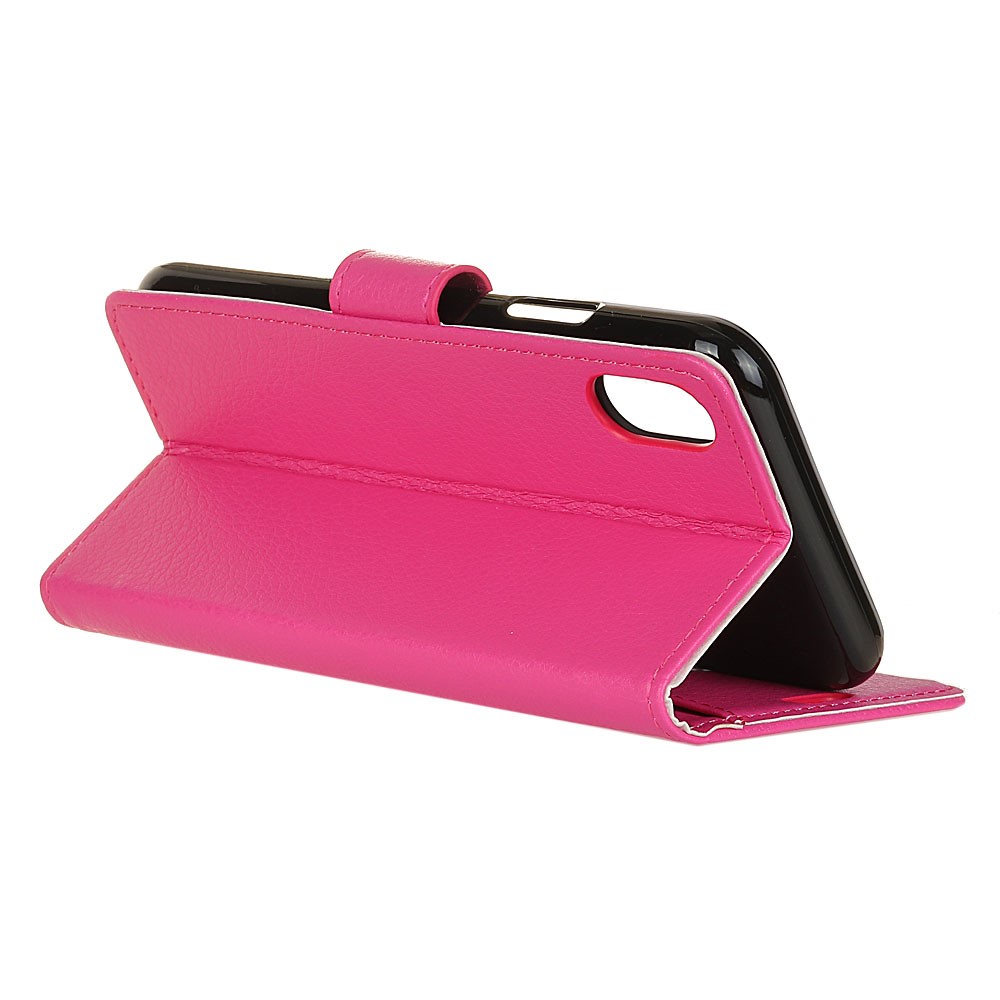  Xiaomi Redmi 9A - Litchi Fodral - Rosa