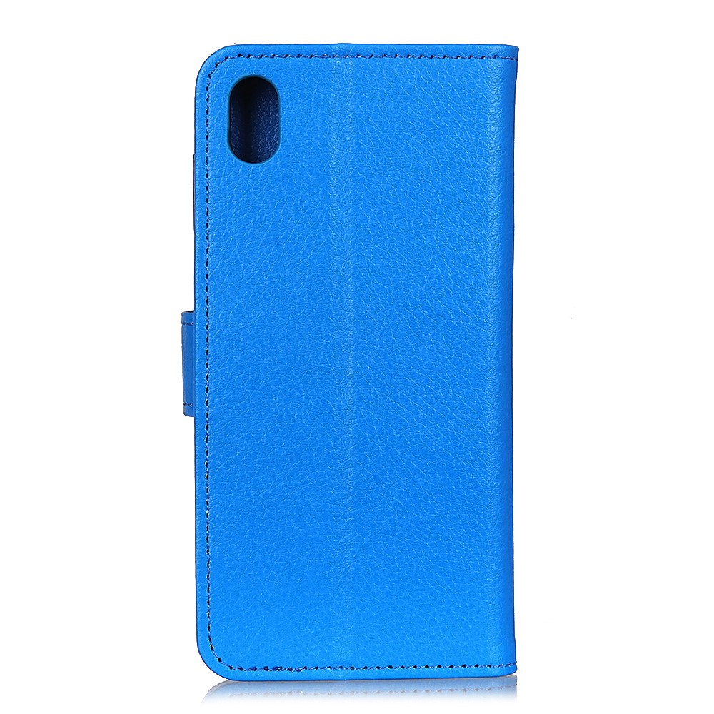  Xiaomi Redmi 9A - Litchi Fodral - Blå