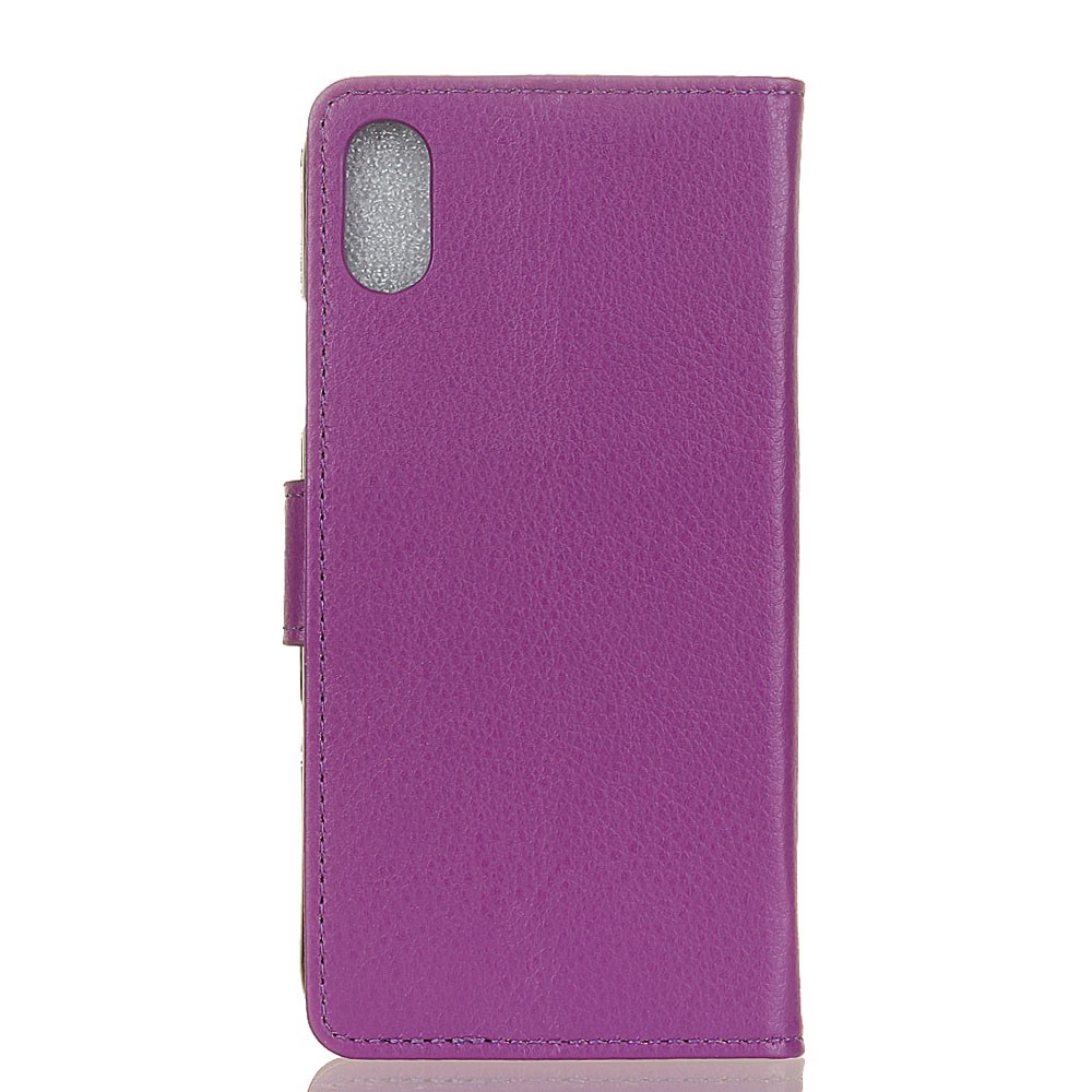  Xiaomi Redmi 9A - Litchi Fodral - Lila