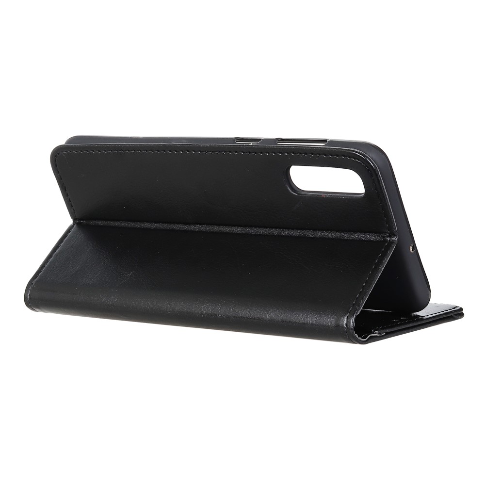  Xiaomi Redmi 9A - Crazy Horse Fodral - Svart