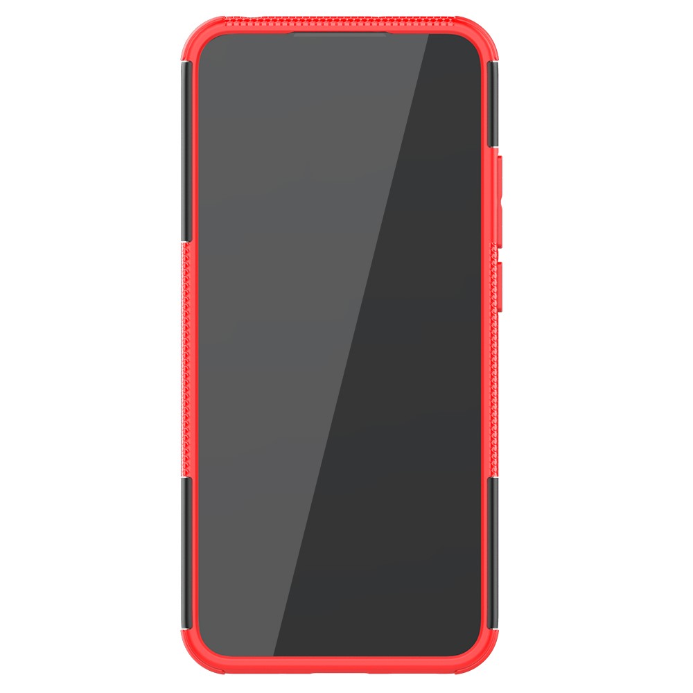  Xiaomi Redmi 9A - Stöttåligt Skal med Stöd - Röd