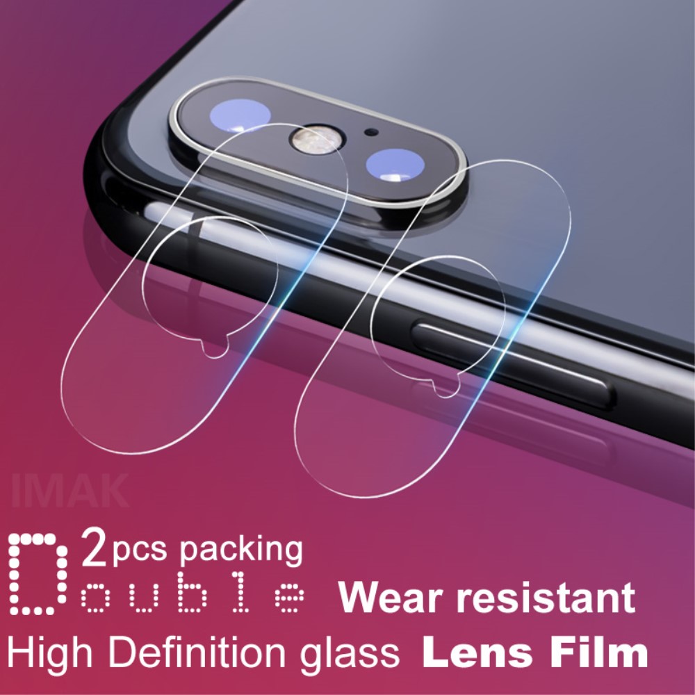 IMAK 2-pack IMAK Linsskydd Till iPhone X/XS/XS Max
