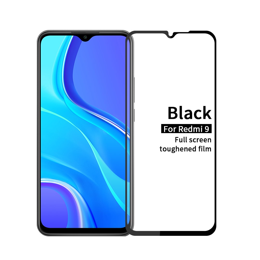 PINWUYO Xiaomi Redmi 9 - PINWUYO Heltäckande Skärmskydd