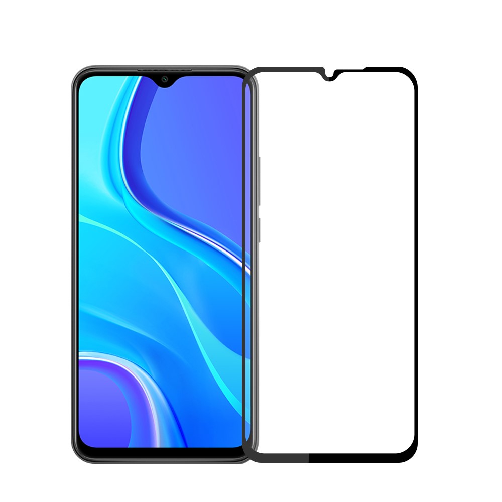 PINWUYO Xiaomi Redmi 9 - PINWUYO Heltäckande Skärmskydd