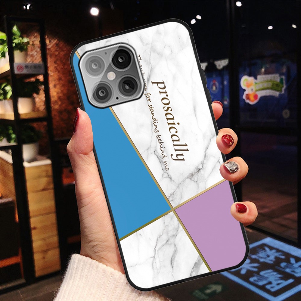  iPhone 12 / 12 Pro - Marmor TPU Skal