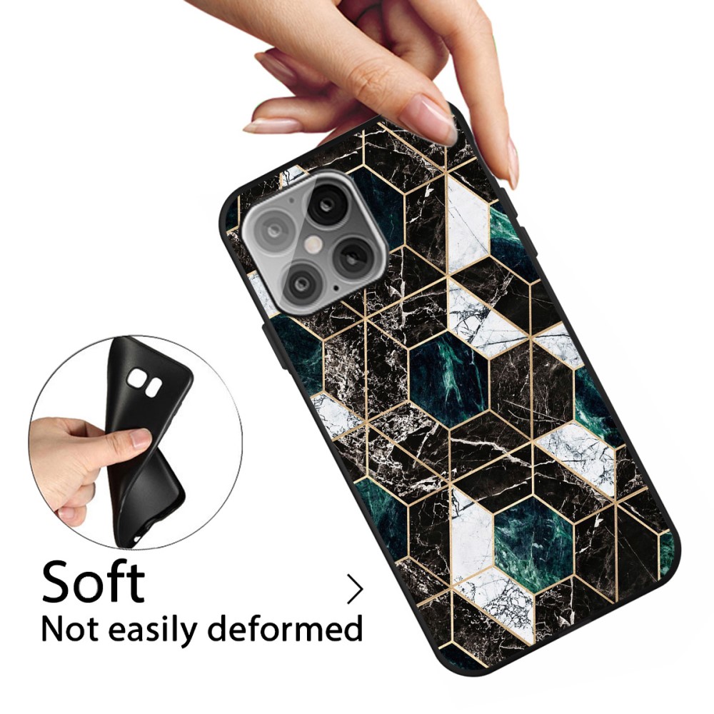  iPhone 12 / 12 Pro - Marmor TPU Skal