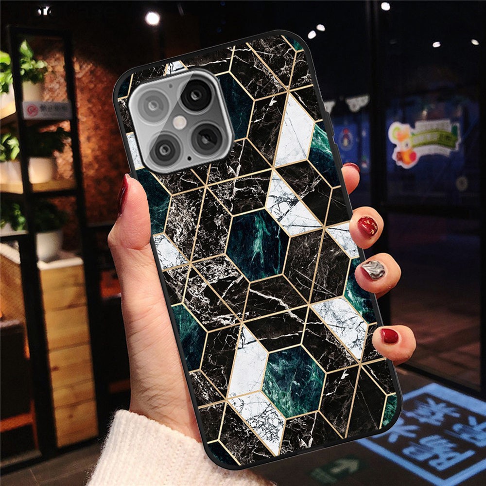  iPhone 12 / 12 Pro - Marmor TPU Skal