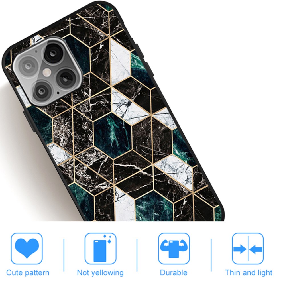  iPhone 12 / 12 Pro - Marmor TPU Skal