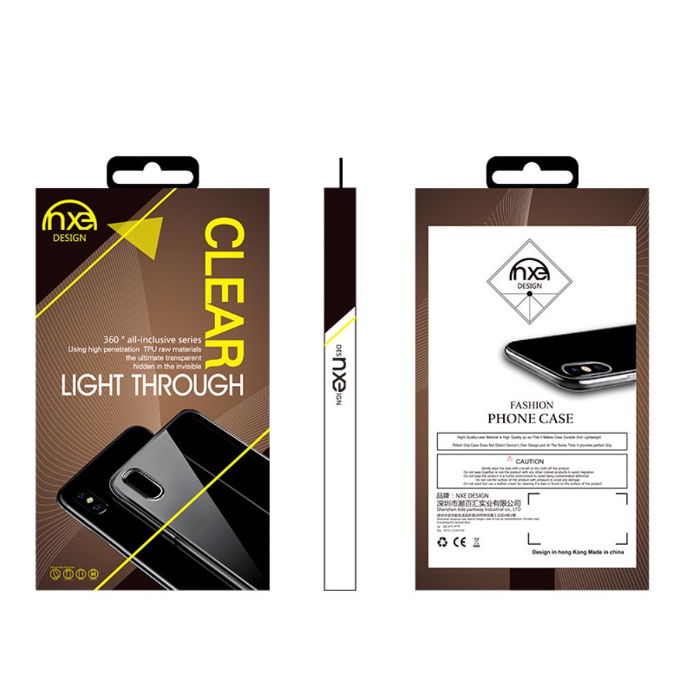 NXE iPhone 12 / 12 Pro - NXE Transparent TPU Skal