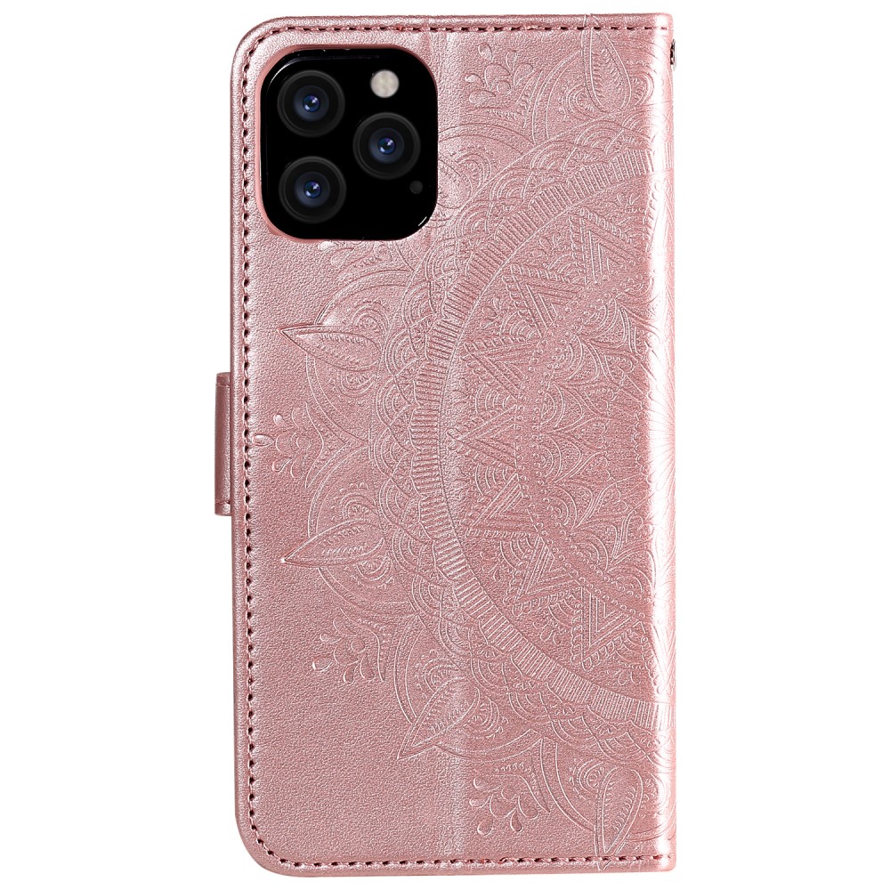  iPhone 12 / 12 Pro - Mandala Fodral - Roséguld