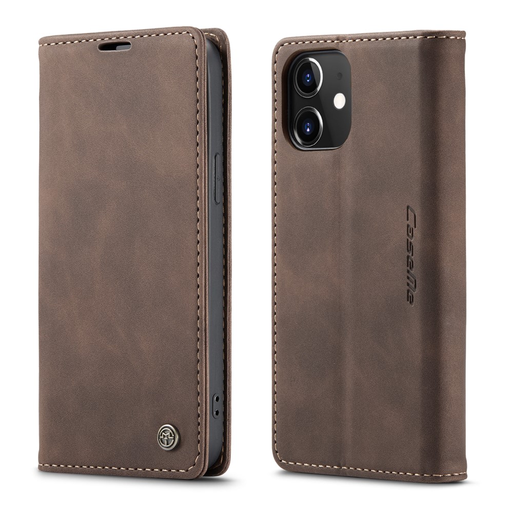 CASEME iPhone 12 / 12 Pro - CASEME Vintage Fodral - Brun