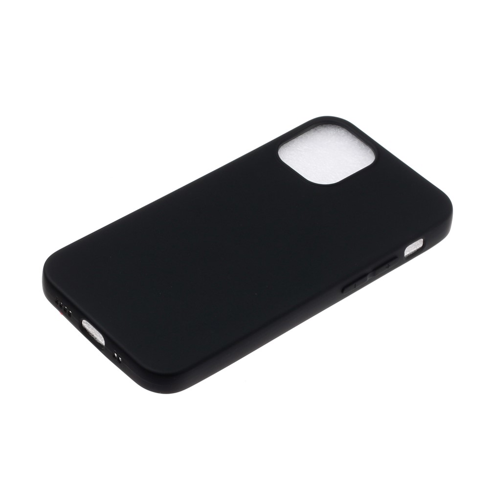  iPhone 12 / 12 Pro - Matt TPU Skal - Svart