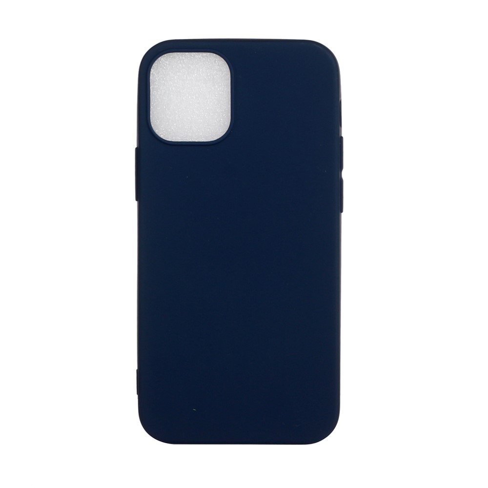  iPhone 12 / 12 Pro - Matt TPU Skal - Mörk Blå