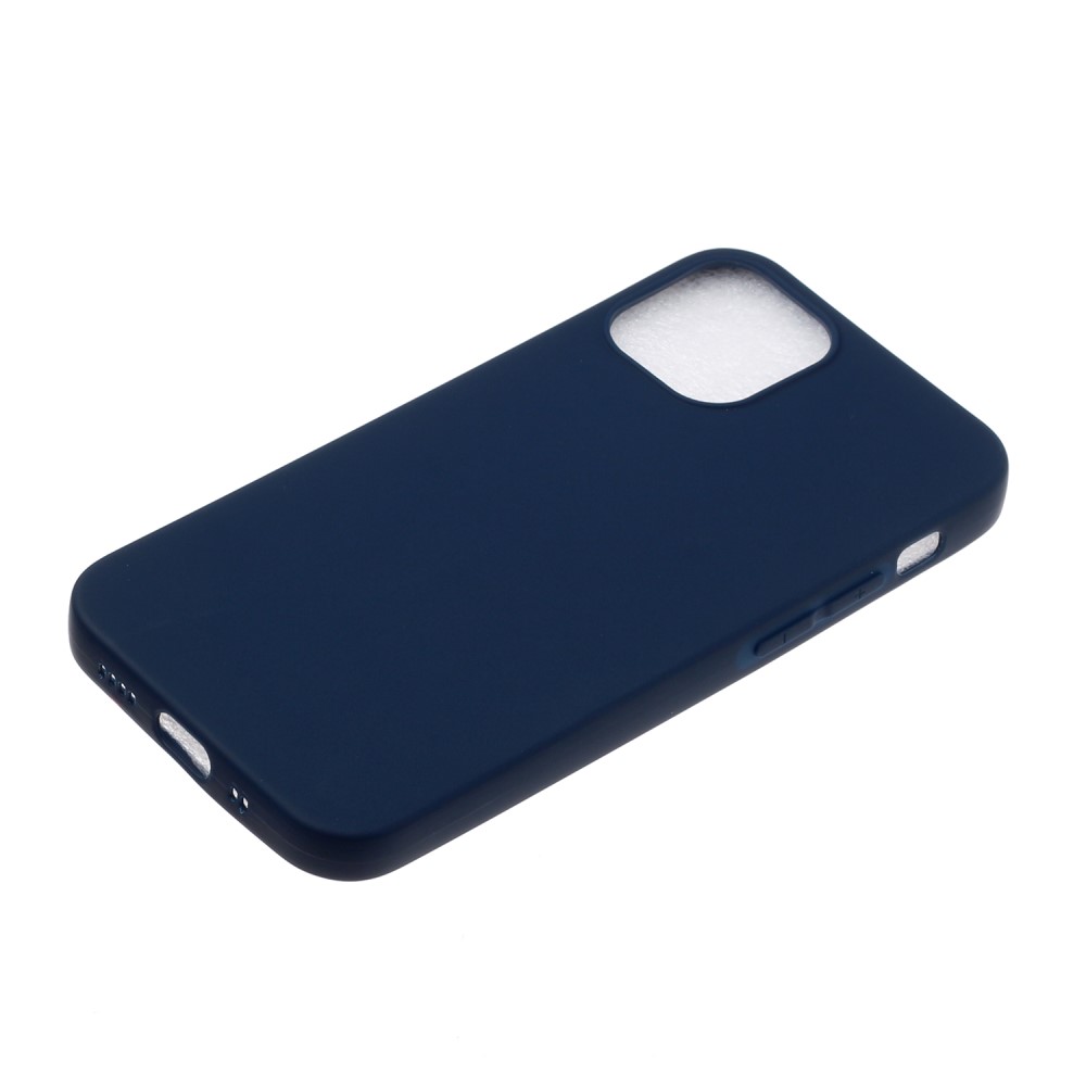  iPhone 12 / 12 Pro - Matt TPU Skal - Mörk Blå