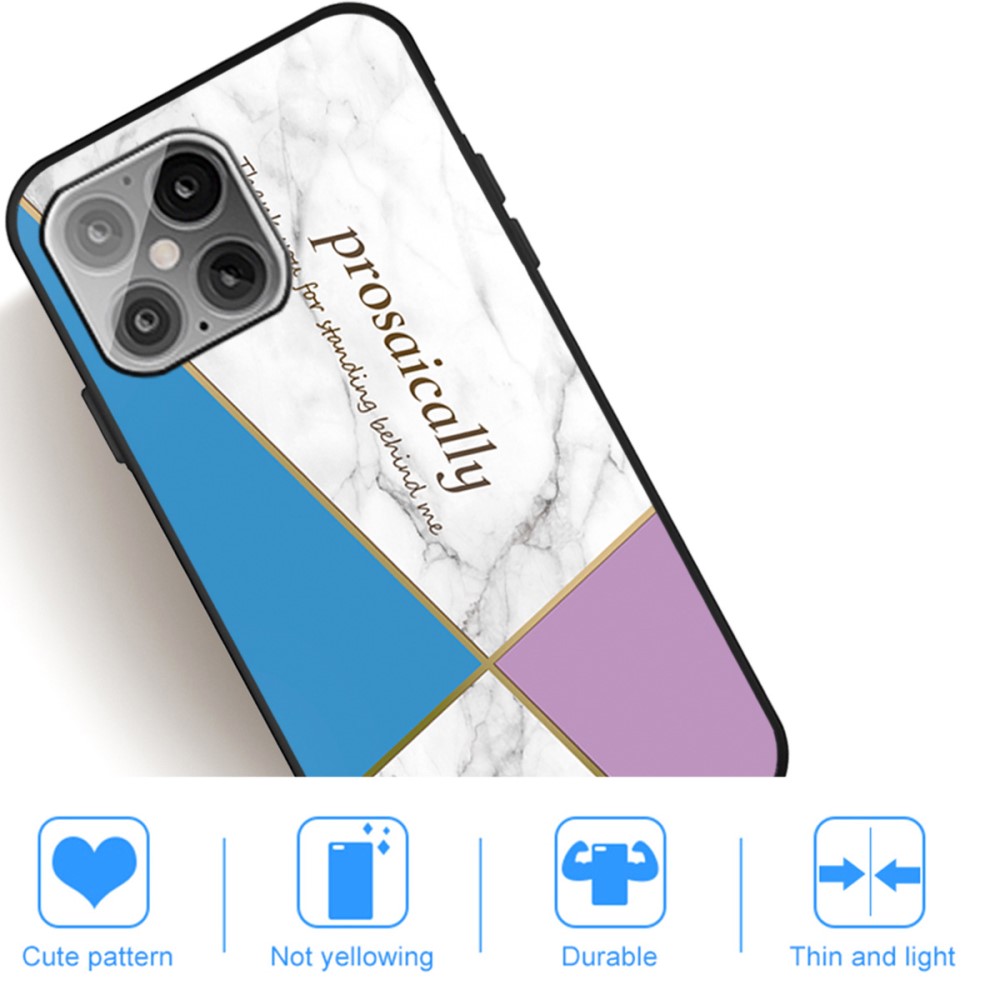  iPhone 12 Mini - Marmor TPU Skal