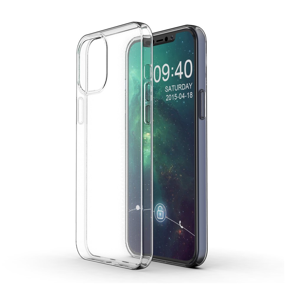  iPhone 12 Pro Max - Transparent TPU Skal