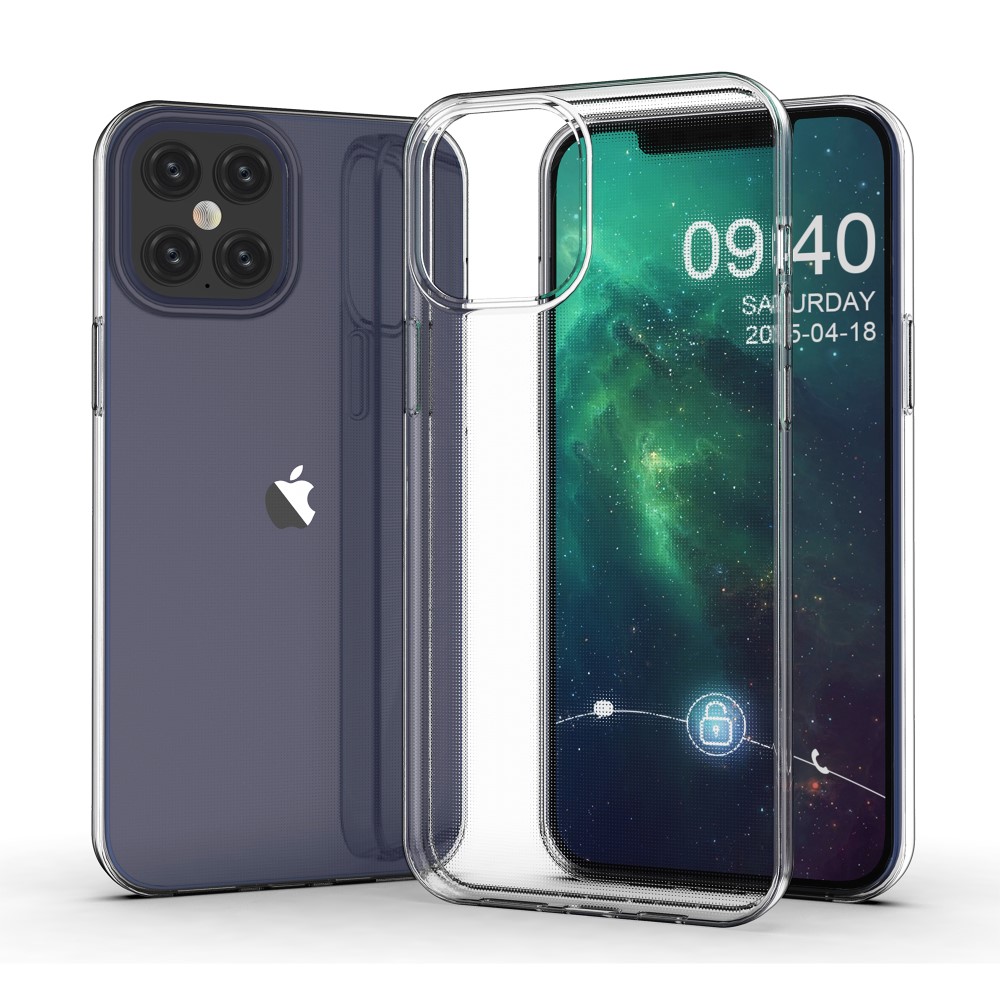  iPhone 12 Pro Max - Transparent TPU Skal