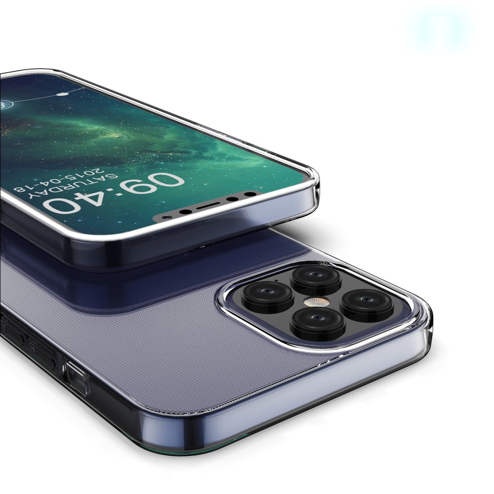  iPhone 12 Pro Max - Transparent TPU Skal