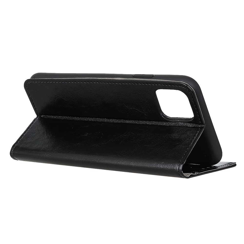  iPhone 12 Pro Max - Crazy Horse Fodral - Svart