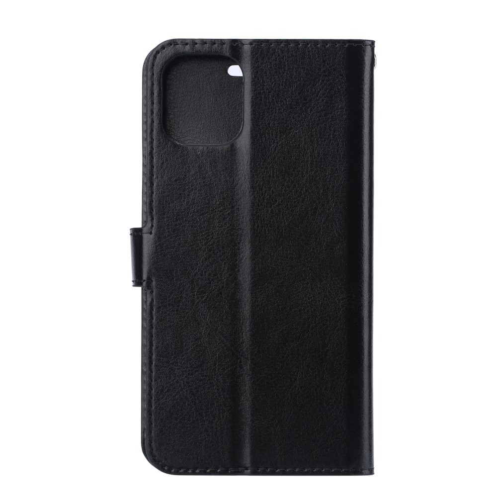  iPhone 12 Pro Max - Crazy Horse Fodral - Svart