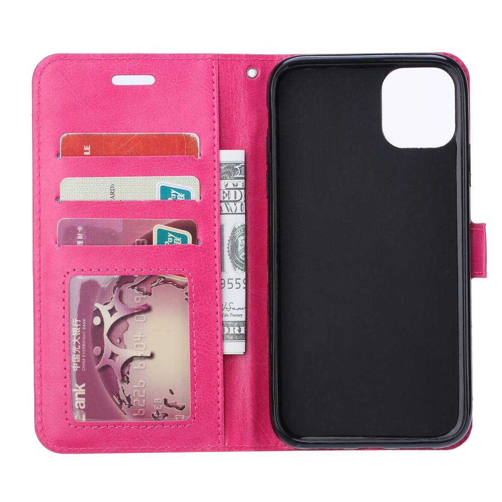 iPhone 12 Pro Max - Crazy Horse Fodral - Rosa