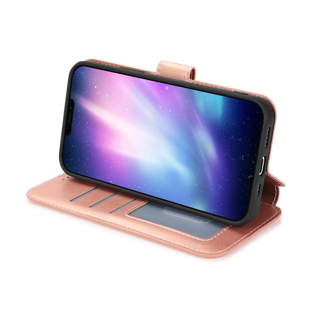  iPhone 12 Pro Max - Retro Plånboksfodral - Roséguld
