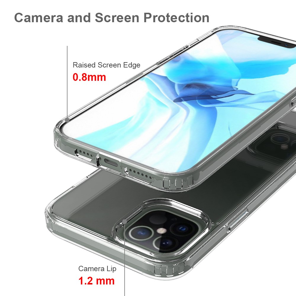  iPhone 12 Pro Max - Akryl+TPU Transparent Skal