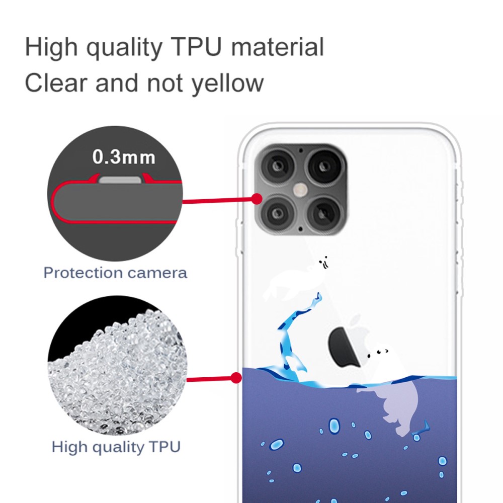  iPhone 12 Pro Max - Skal Med Tryck - Isbjörn