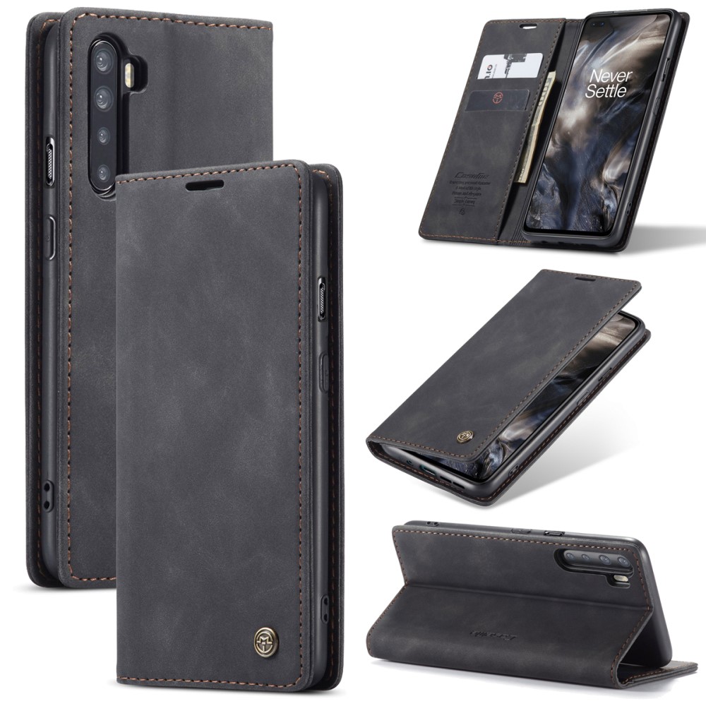 CASEME OnePlus Nord - CASEME Vintage Fodral - Svart