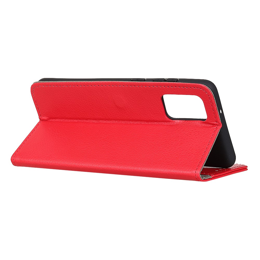  Xiaomi Mi 10T / 10T Pro - Litchi Läder Fodral - Röd
