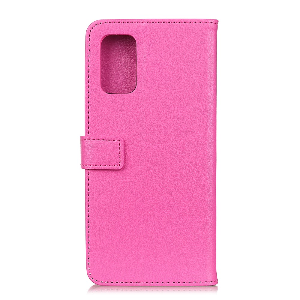  Xiaomi Mi 10T / 10T Pro - Litchi Läder Fodral - Rosa