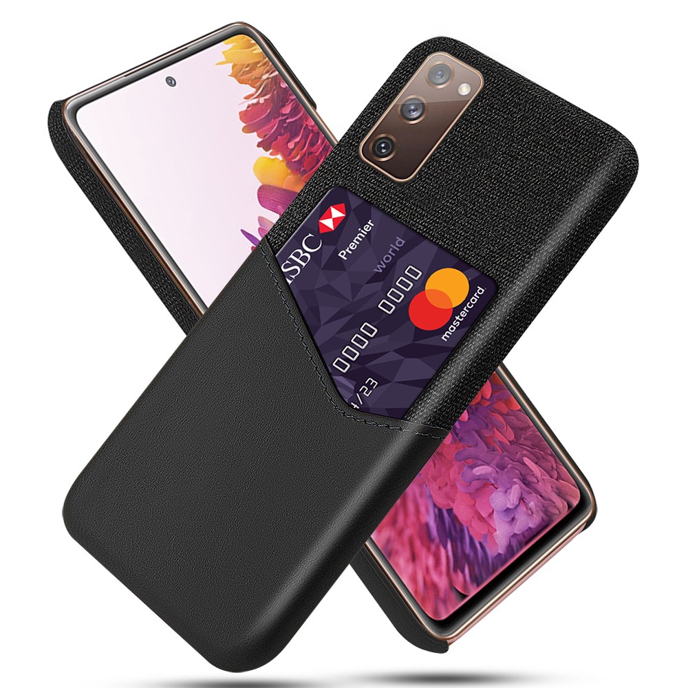 KSQ Samsung Galaxy S20 FE - KSQ Skal Med Kortfack - Svart