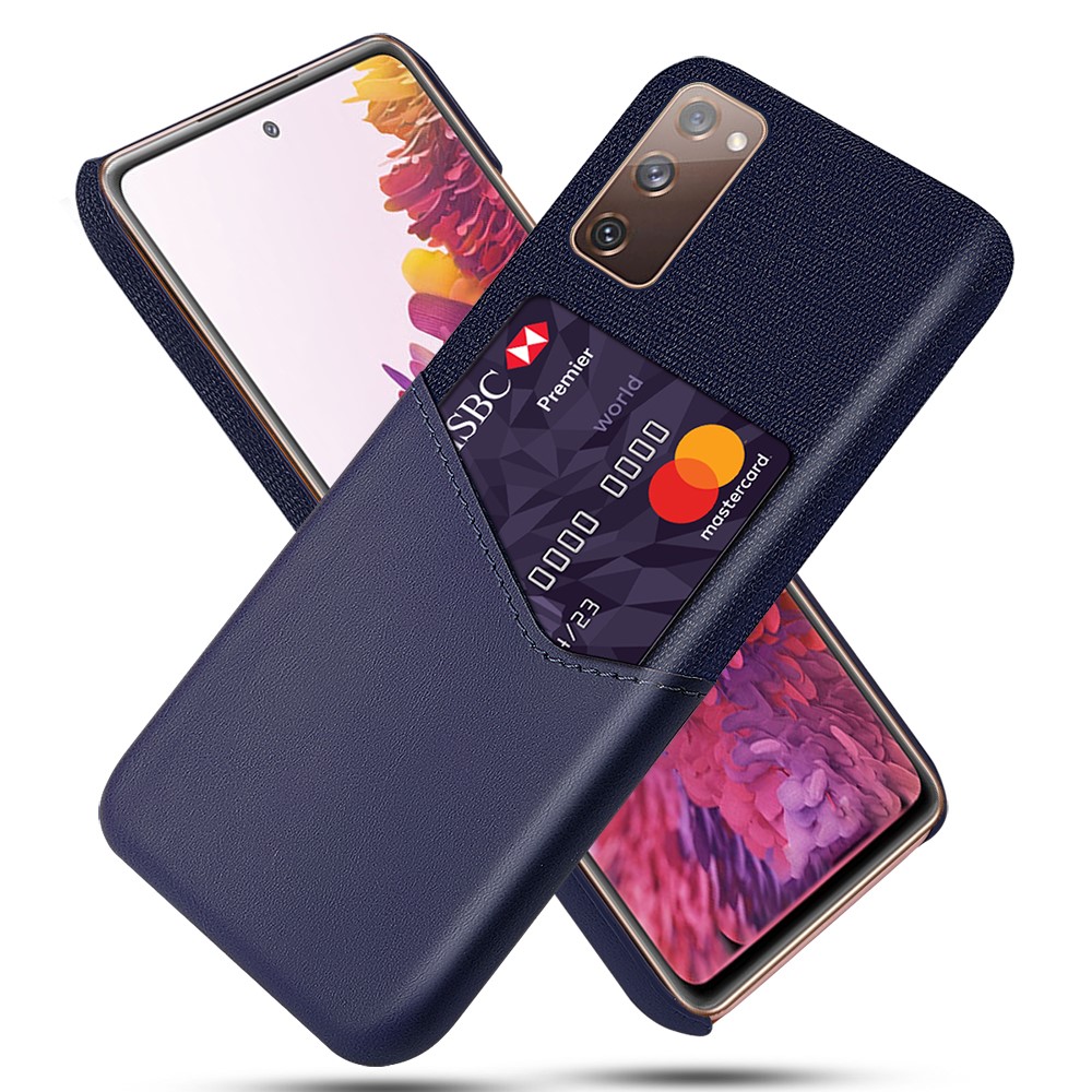 KSQ Samsung Galaxy S20 FE - KSQ Skal Med Kortfack - Blå