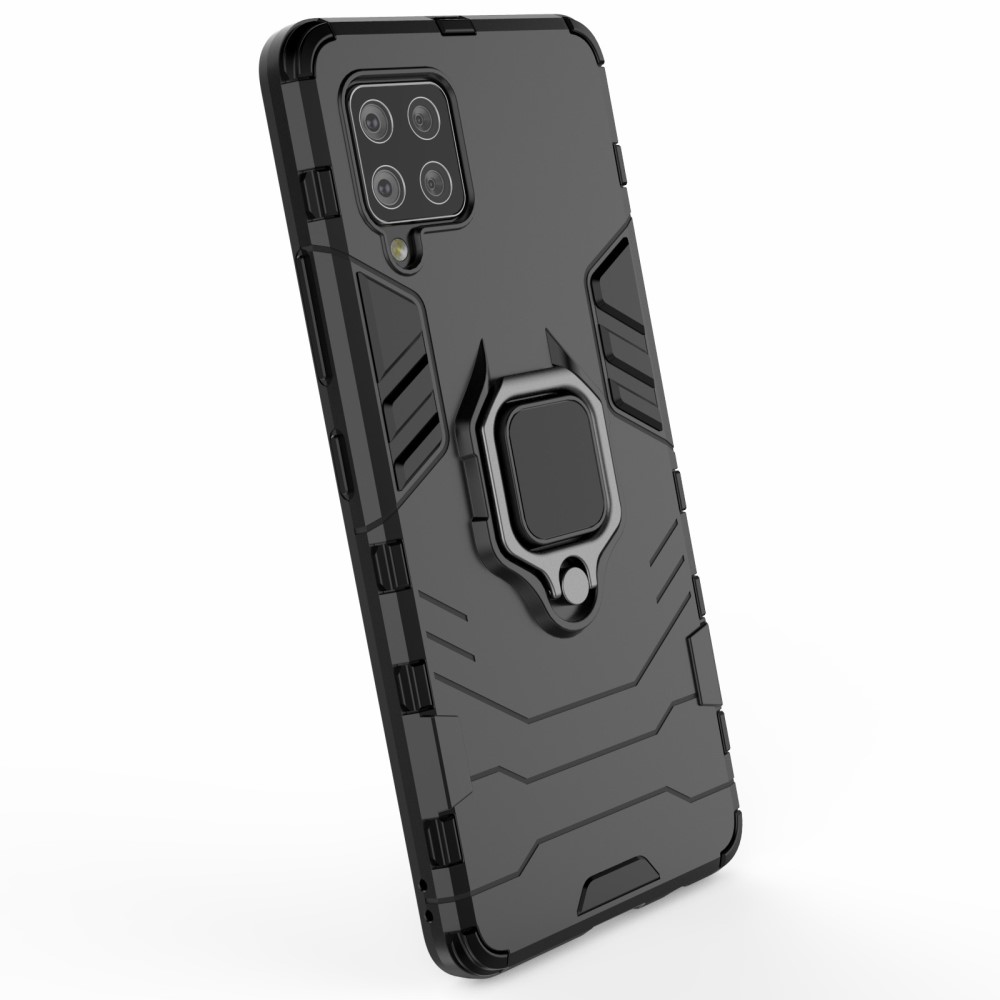  Samsung Galaxy A42 - Hybrid Ring Skal - Svart