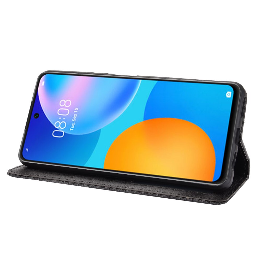  Huawei P Smart (2021) - Retro Flip Fodral - Svart