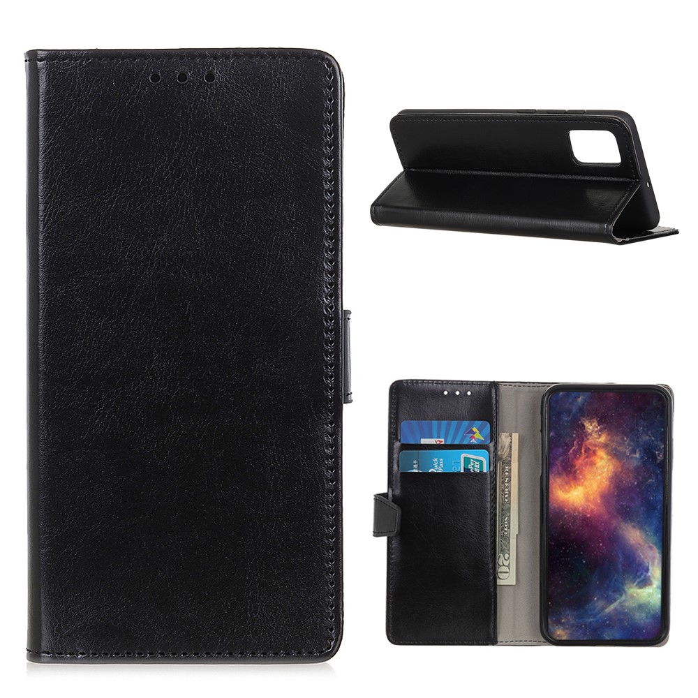  Huawei P Smart (2021) - Crazy Horse Fodral - Svart