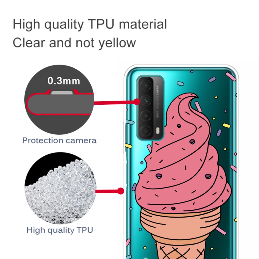  Huawei P Smart (2021) - Skal Med Tryck - Glass