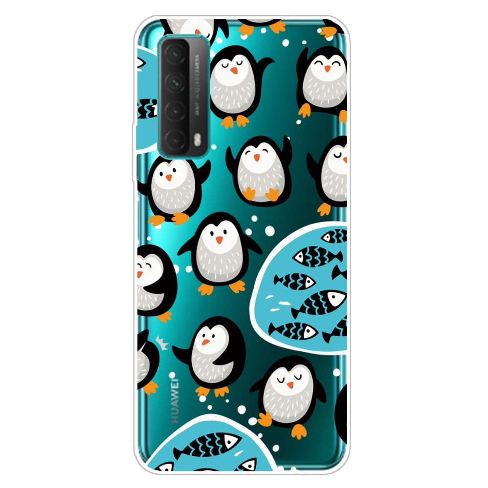  Huawei P Smart (2021) - Skal Med Tryck - Pingviner