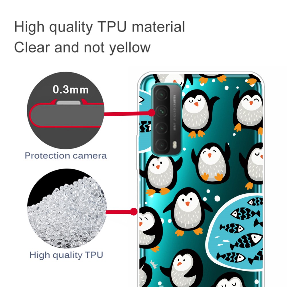  Huawei P Smart (2021) - Skal Med Tryck - Pingviner