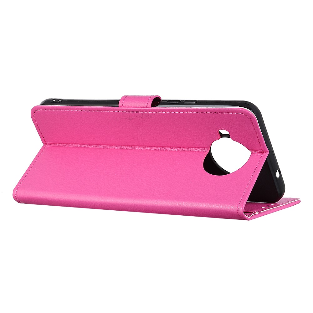  Xiaomi Mi 10T Lite 5G - Litchi Textur Fodral - Rosa