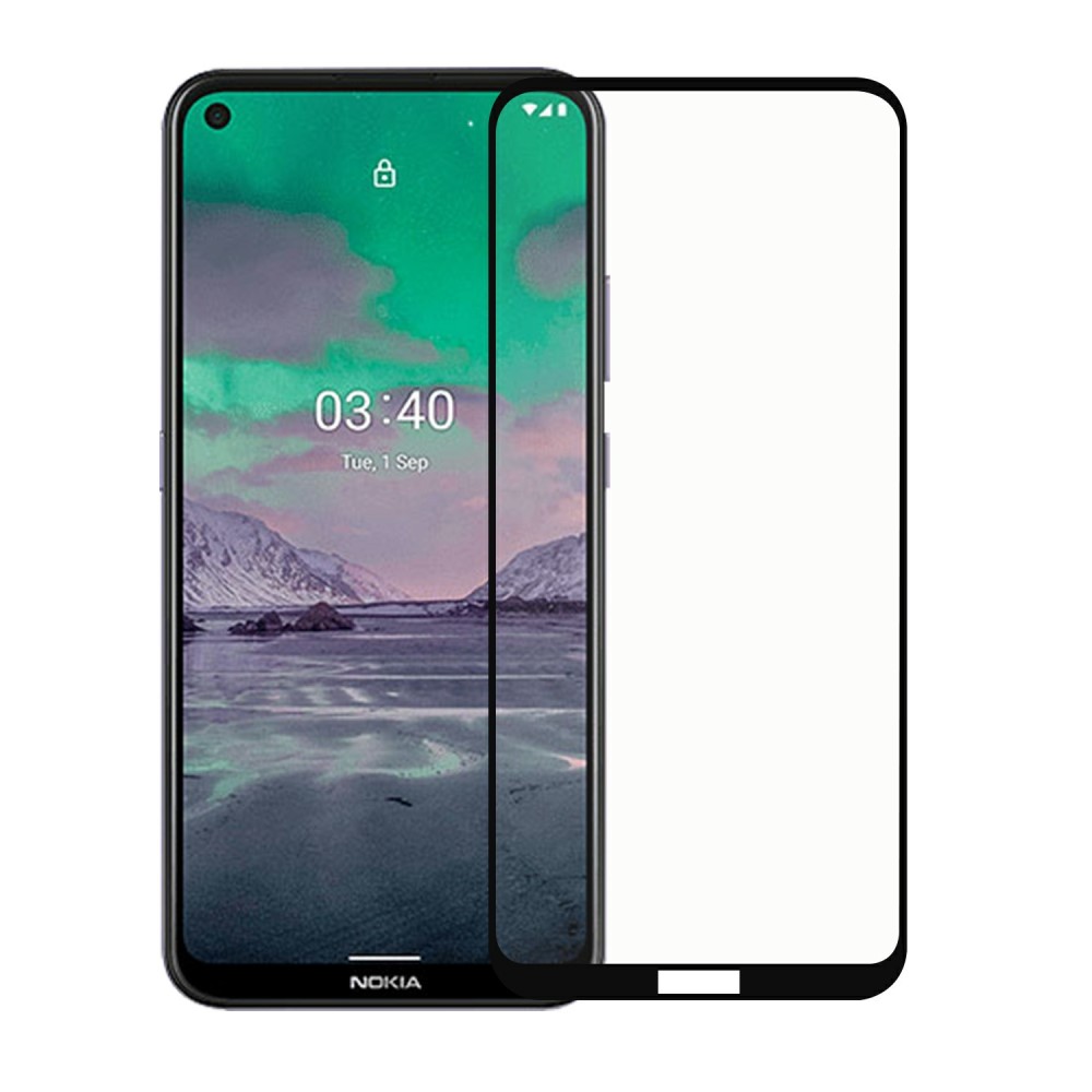  Nokia 5.4 / 3.4 - Premium Heltäckande Skärmskydd I Härdat Glas