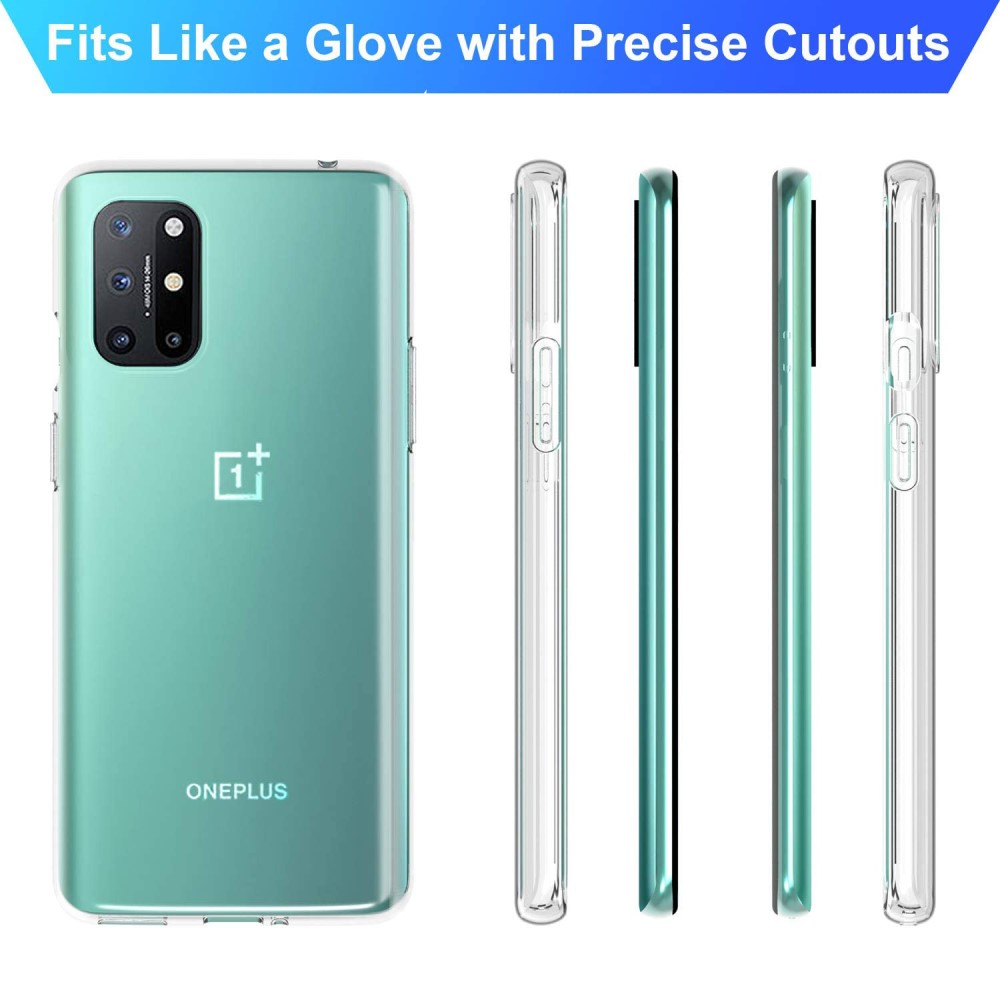  OnePlus 8T / 8T+ - Transparent TPU Skal