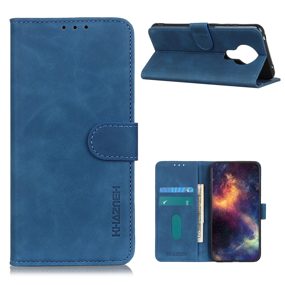KHAZNEH Nokia 3.4 - KHAZNEH Retro Fodral - Blå