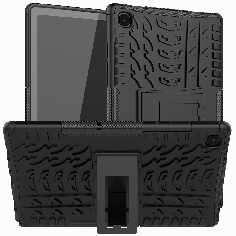  Samsung Galaxy Tab A7 10.4 Skal Rugged Kickstand Armor Svart