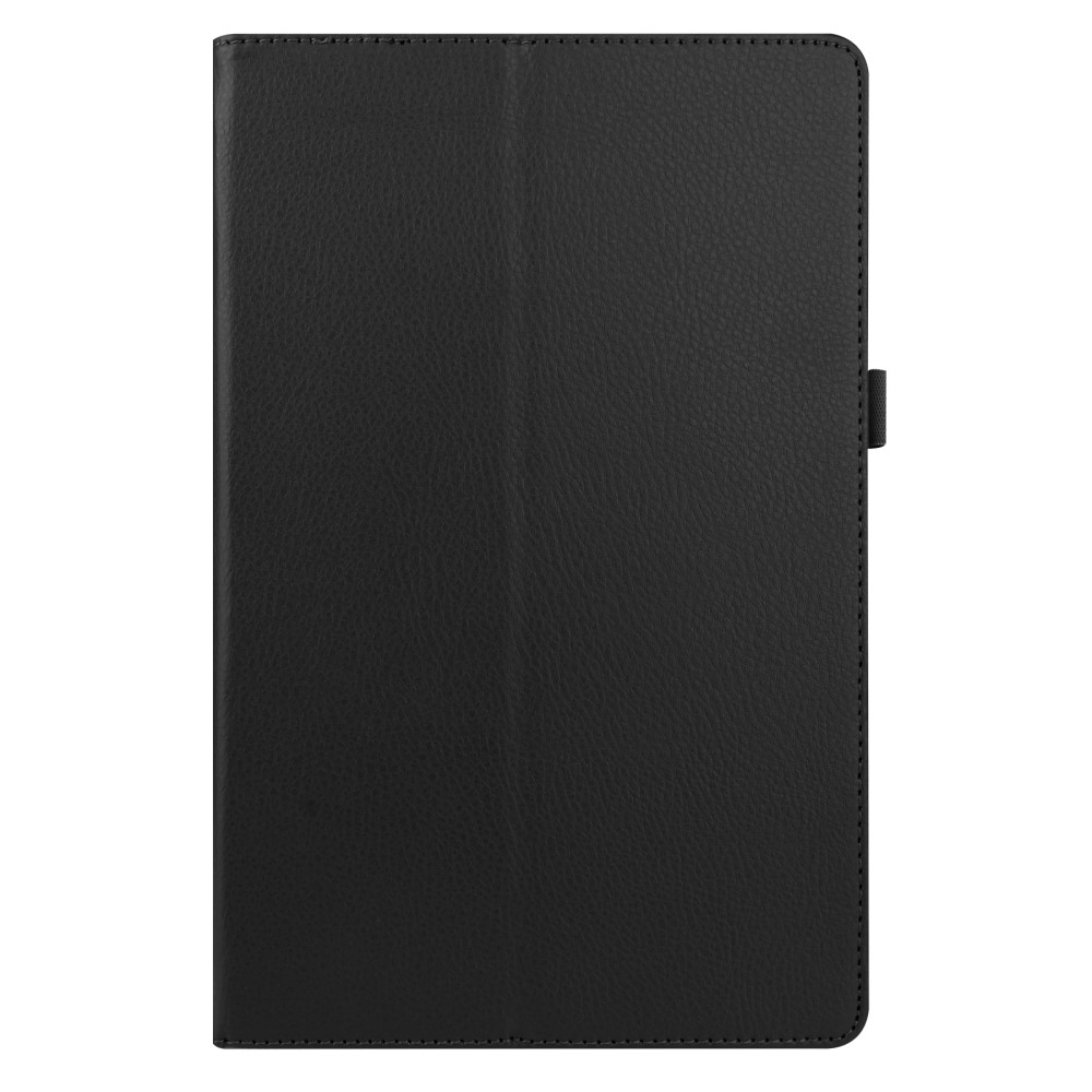  Samsung Galaxy Tab A7 10.4 Fodral Litchi Läder Svart