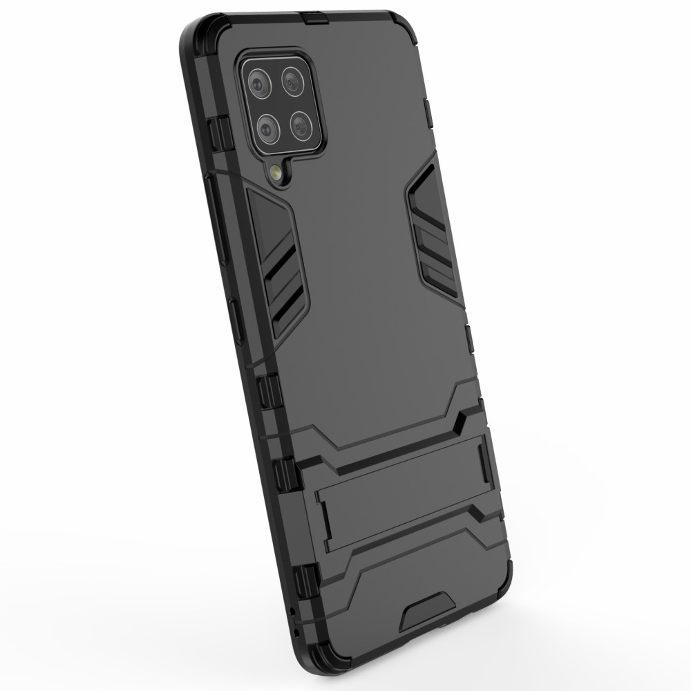  Samsung Galaxy A42 5G - Hybrid Skal Med Kickstand - Svart