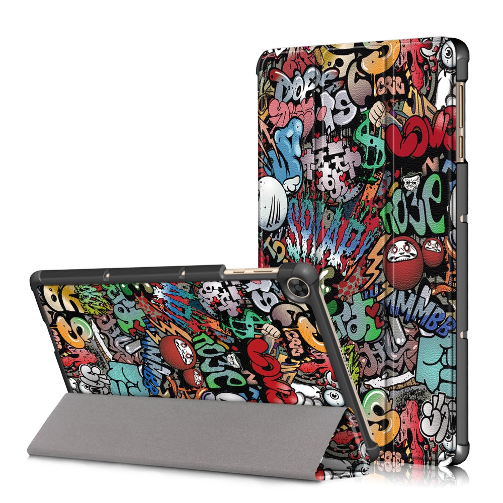  Huawei MatePad T 10 / T 10s - Tri-Fold Fodral - Graffiti