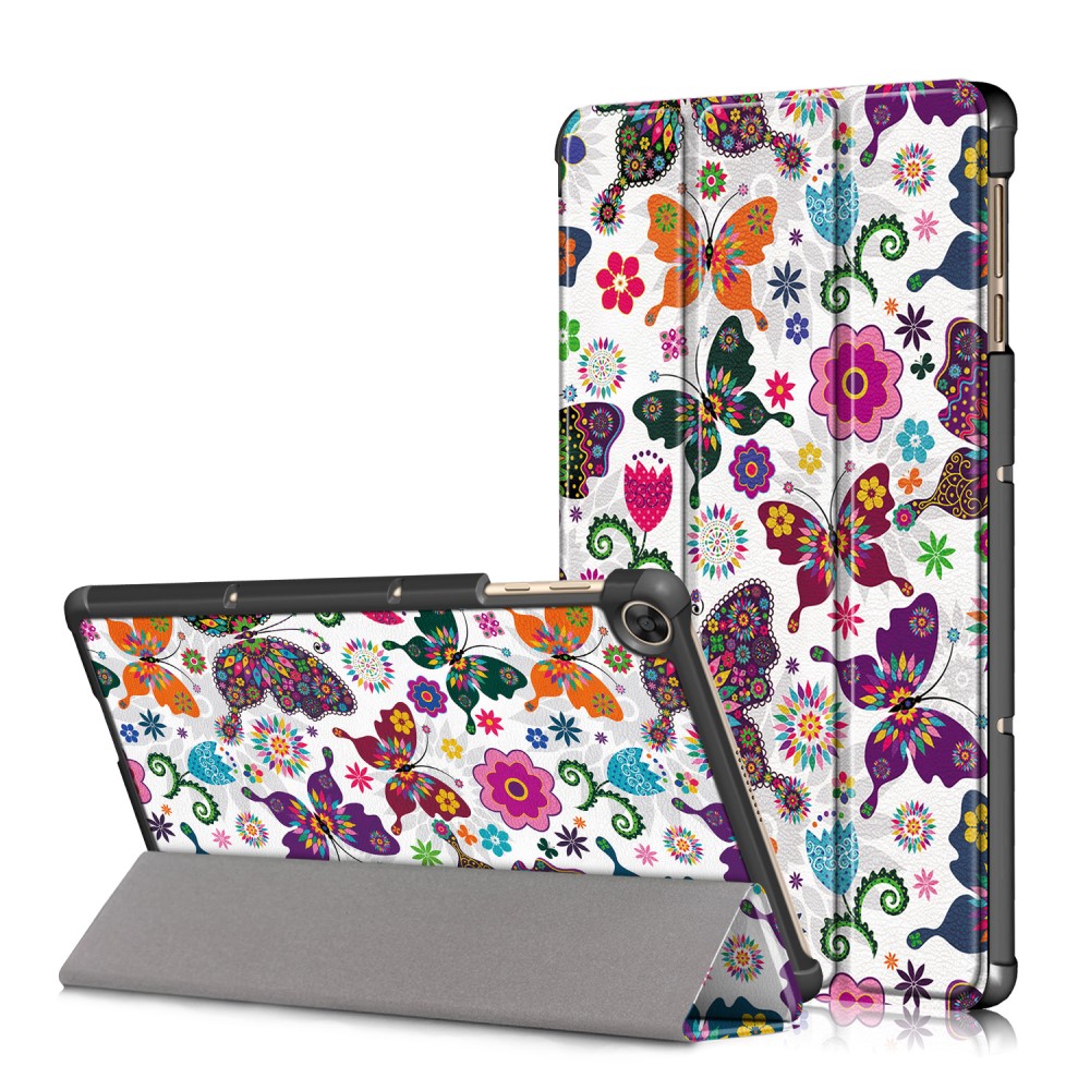  Huawei MatePad T 10 / T 10s - Tri-Fold Fodral - Fjärilar